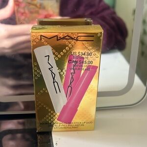 Mac Plumping gloss stick duo Pink and clear